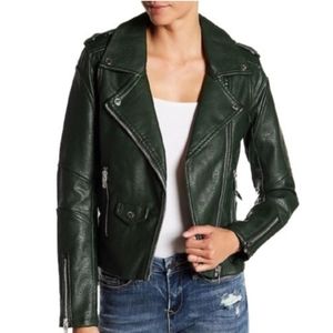 BLANK NYC GREEN MOTO JACKET